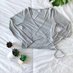 Lolë Elisia Wrap Long-Sleeve Top